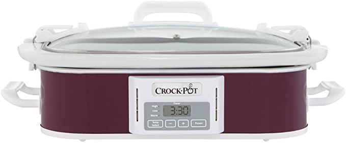 CrockPot 3.5 Quart Programmable Casserole Crock Slow Cooker 