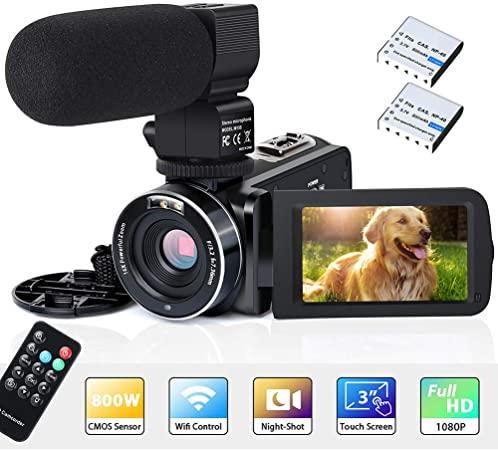 Video Camera Camcorder WiFi FHD 1080P 30FPS 26MP 16X 2024 Digital Zoom